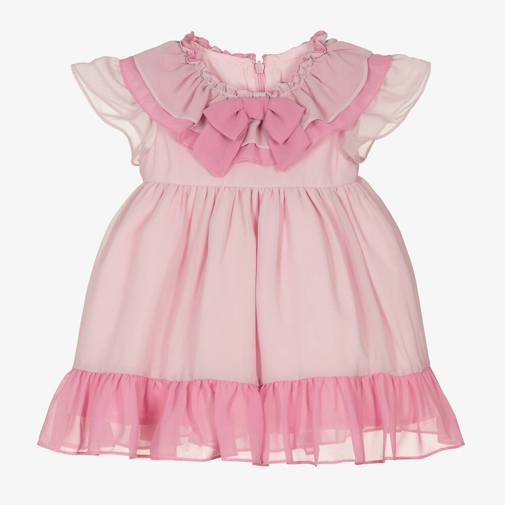 Patachou - Розовое шифоновое платье | Childrensalon