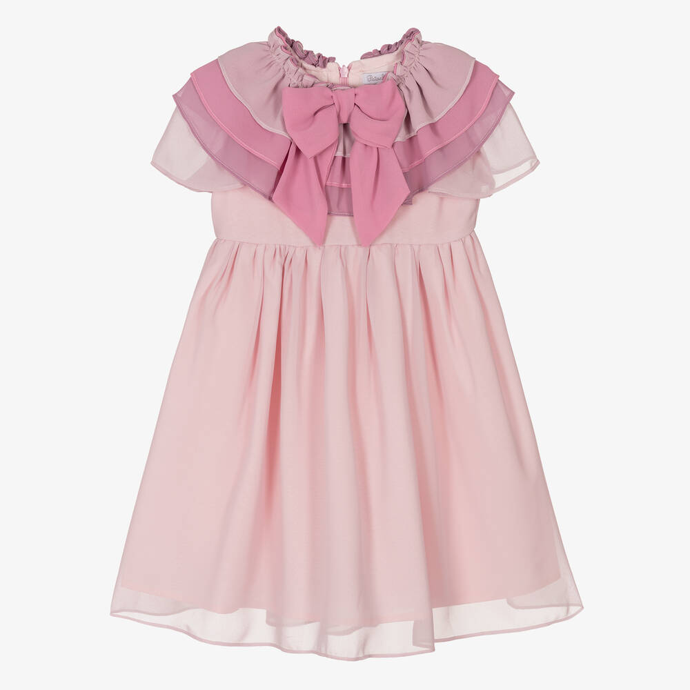 Patachou - Розовое шифоновое платье | Childrensalon