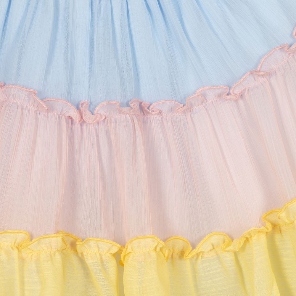 Patachou-Girls Pink Chiffon Skirt | Childrensalon Outlet