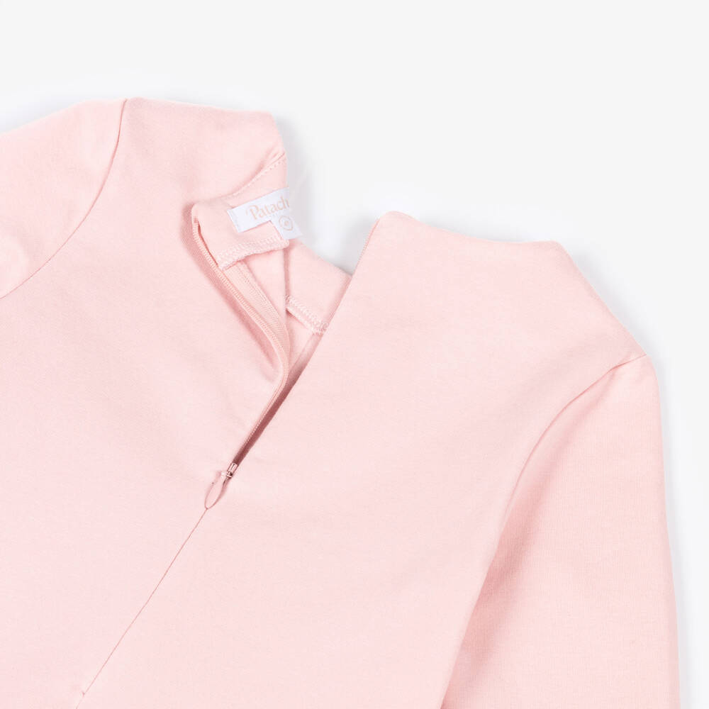 Patachou-Girls Pink Dress with Bow Accents | Childrensalon Outlet