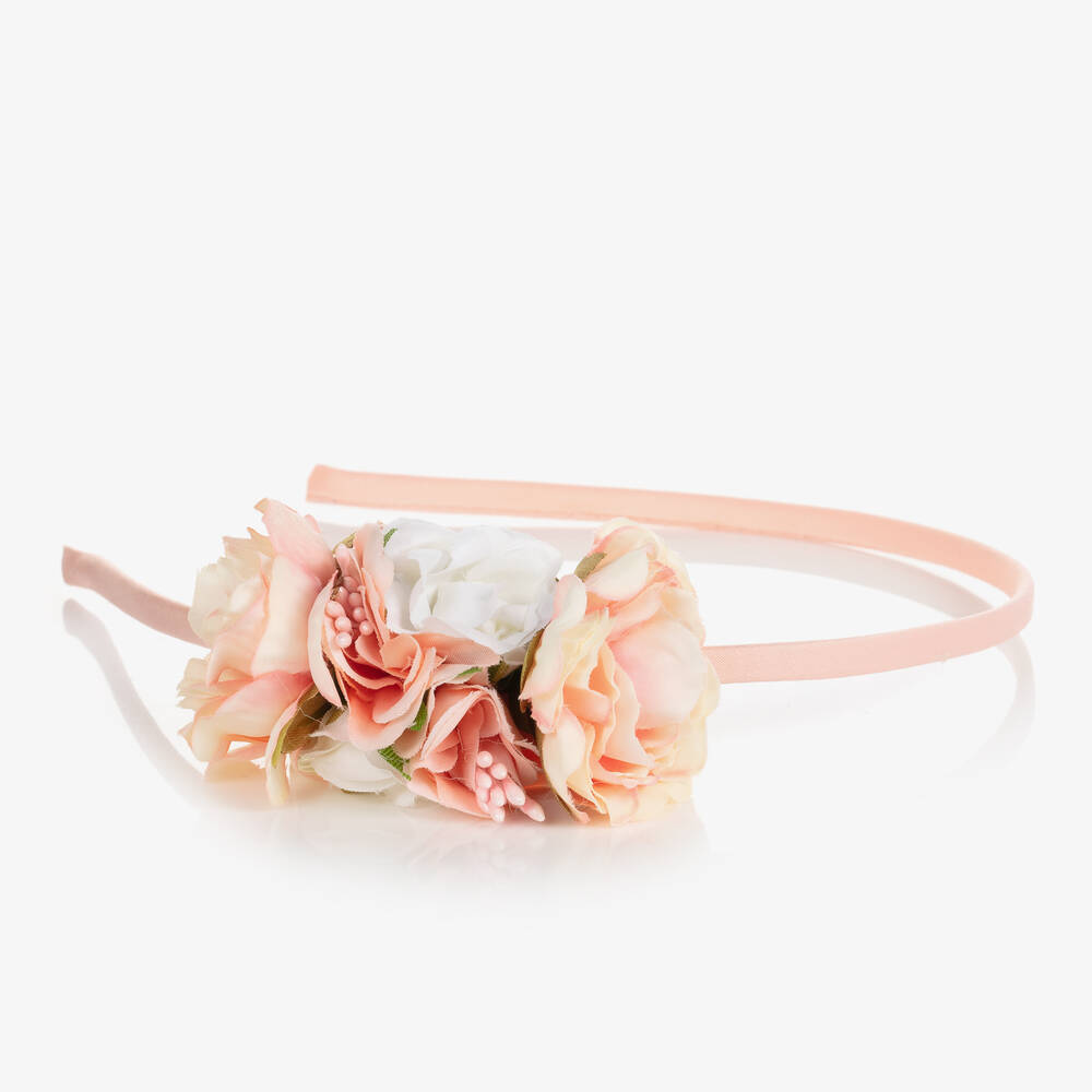 باتاشو-طوق للشعر لون زهري للبنات | Childrensalon Outlet