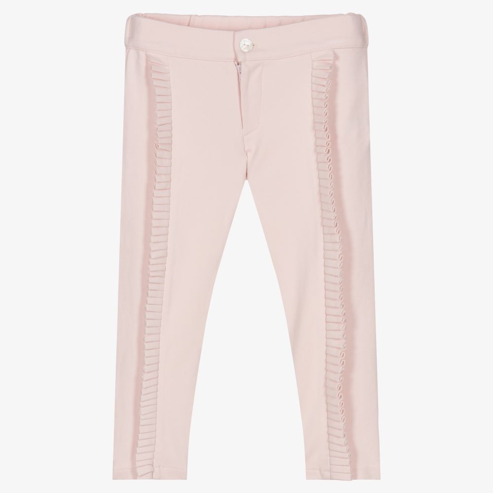 Patachou-Girls Pink Jersey Trousers | Childrensalon Outlet