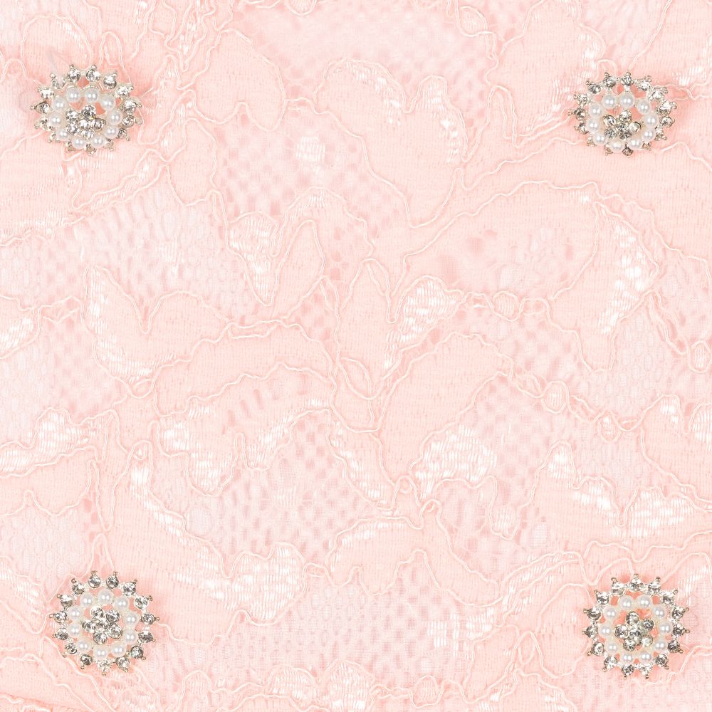 Patachou-Girls Pink Lace Dress | Childrensalon Outlet