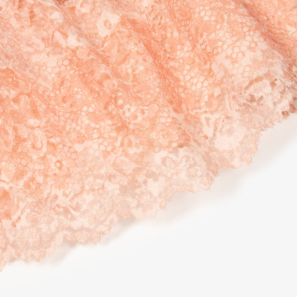 Patachou-Платье Розовое Кружевное Цветочное Очарование для девочек | Childrensalon Outlet