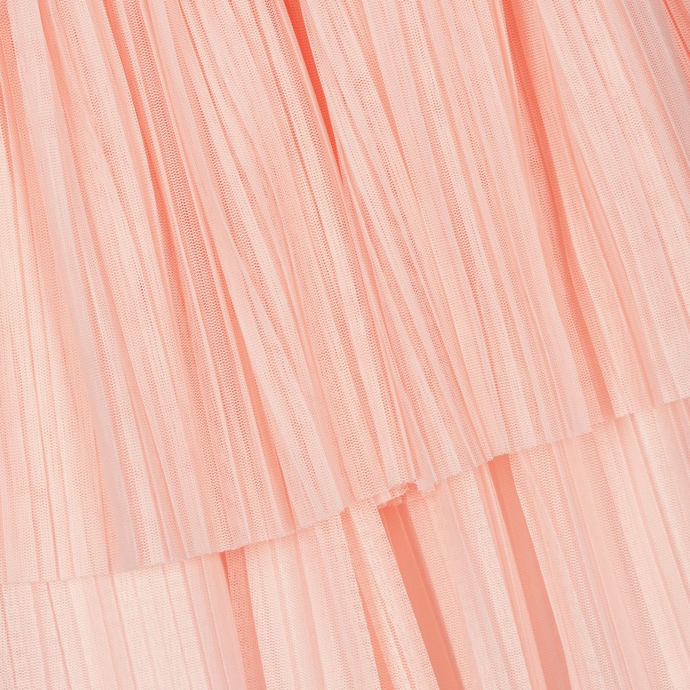 Patachou-Girls Pink Lace & Tulle Dress | Childrensalon Outlet