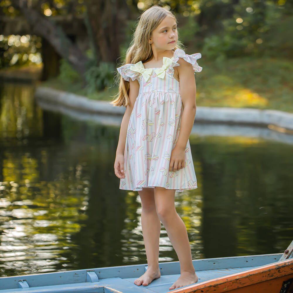 Patachou-Girls Pink Marshmallow Dress | Childrensalon Outlet