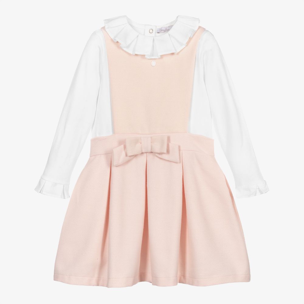 Pink shop pinafore dress