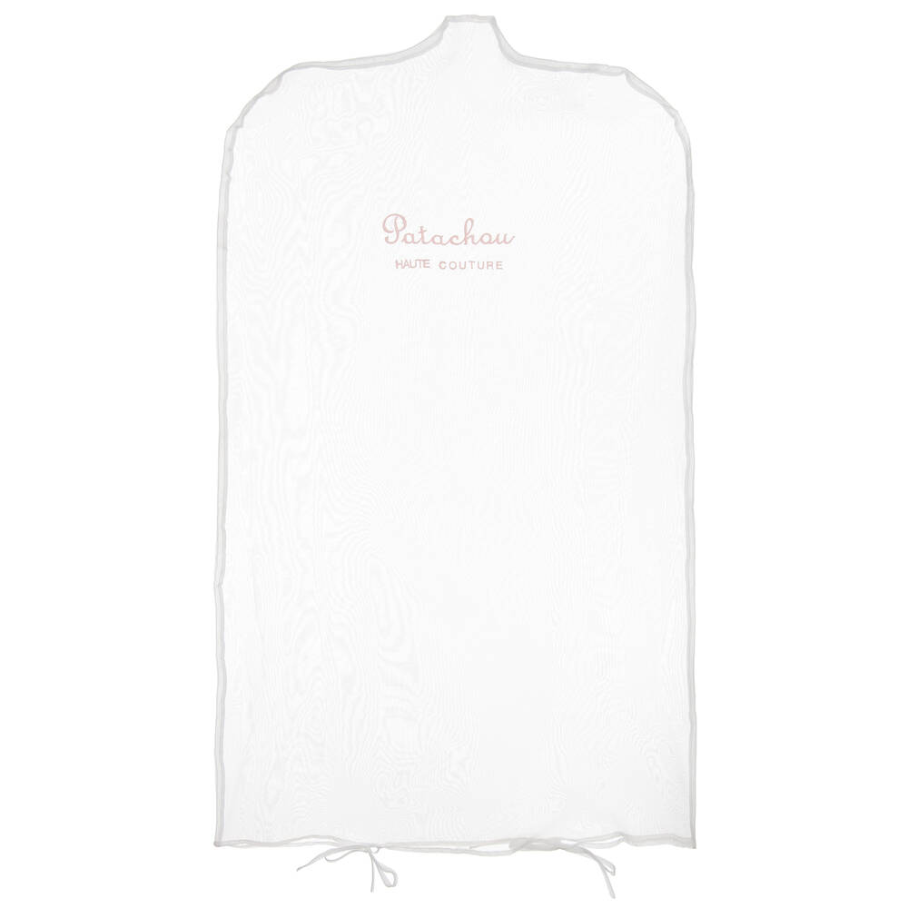 Patachou-فستان تول لون زهري فاتح مزين بكشكش | Childrensalon Outlet