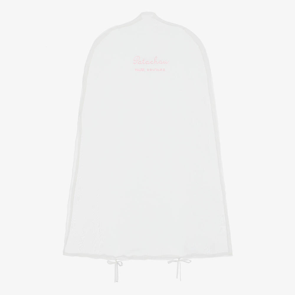 Patachou-Girls Pink Satin & Tulle Dress | Childrensalon Outlet