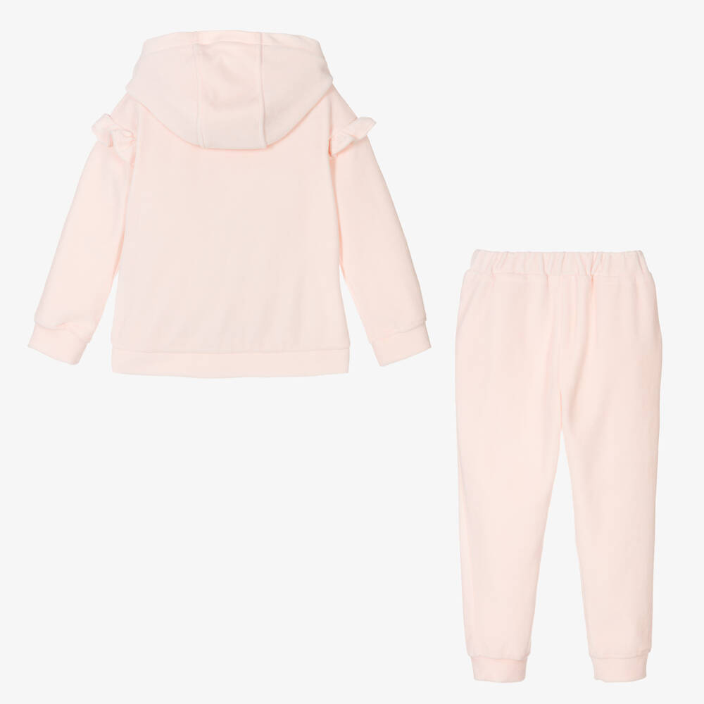 Baby pink velour tracksuit sales