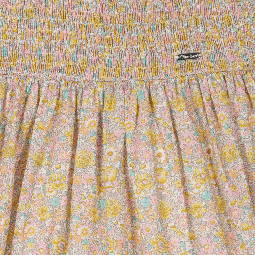 Patachou-Girls Pink & Yellow Floral Dress | Childrensalon Outlet