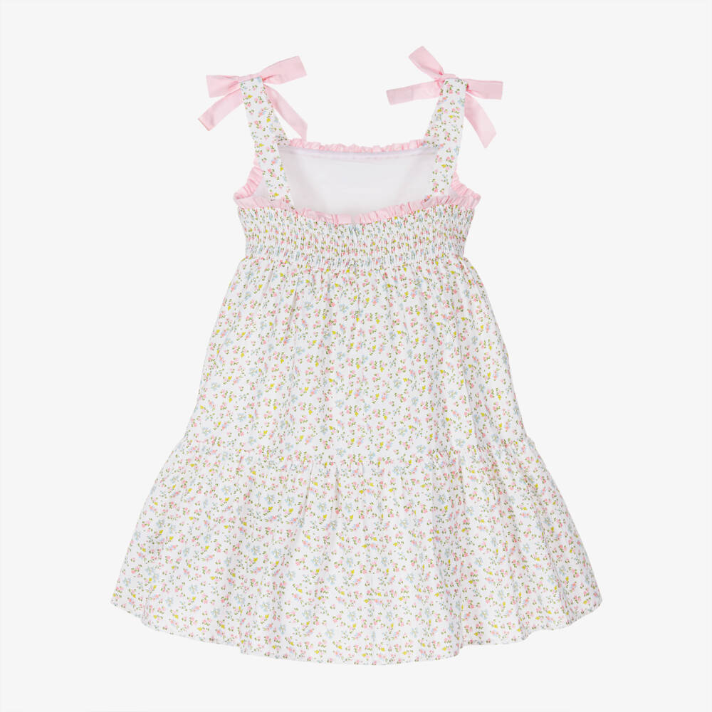 Patachou-Girls Pure Cotton Floral Delight Dress | Childrensalon Outlet