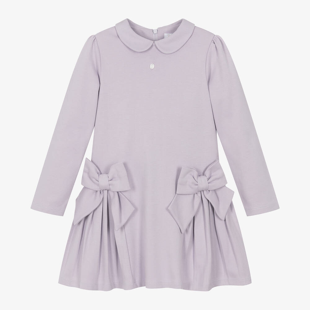 Patachou-Фиолетовое платье из хлопкового джерси для девочек | Childrensalon Outlet