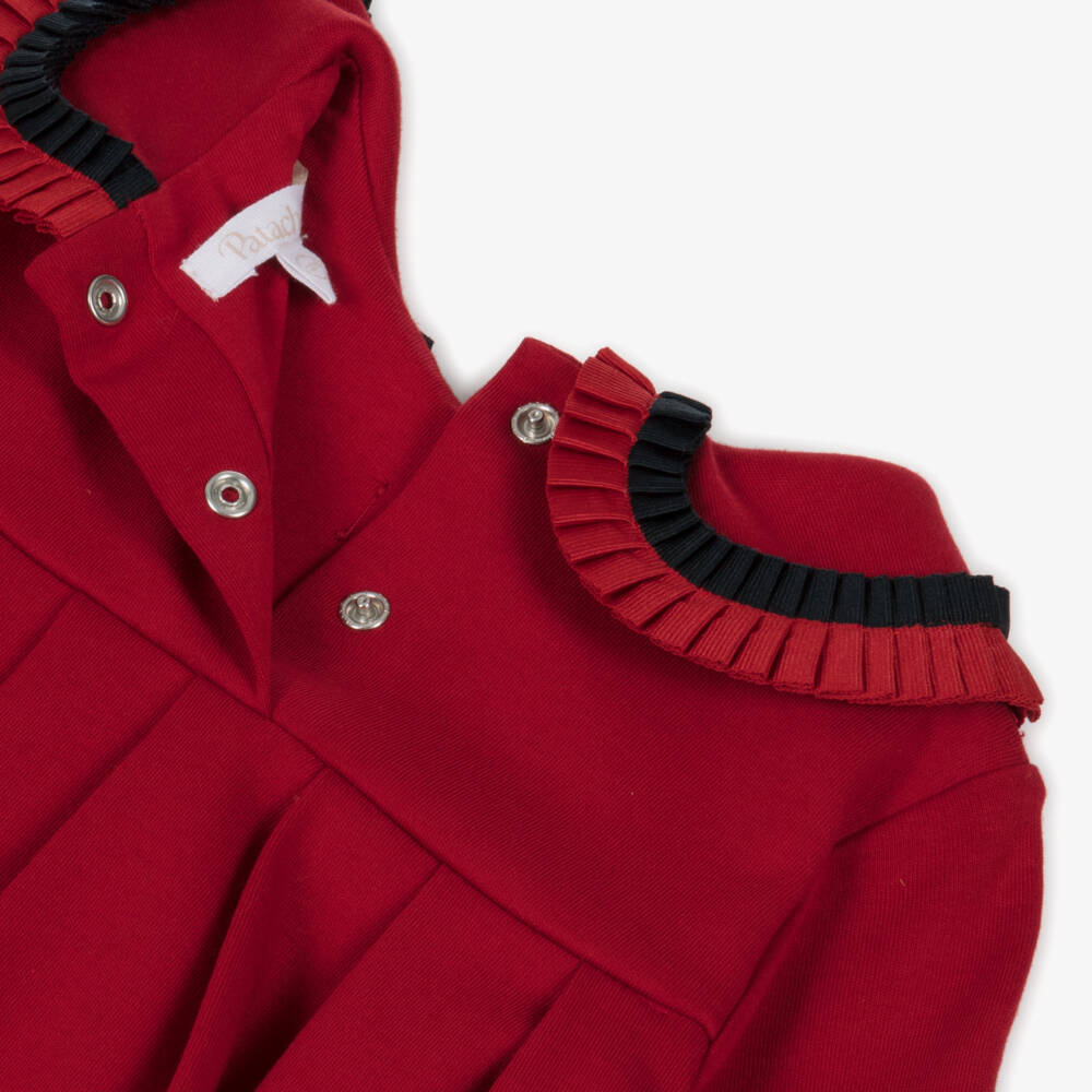 Patachou-Girls Red Cotton Bow Legging Set | Childrensalon Outlet