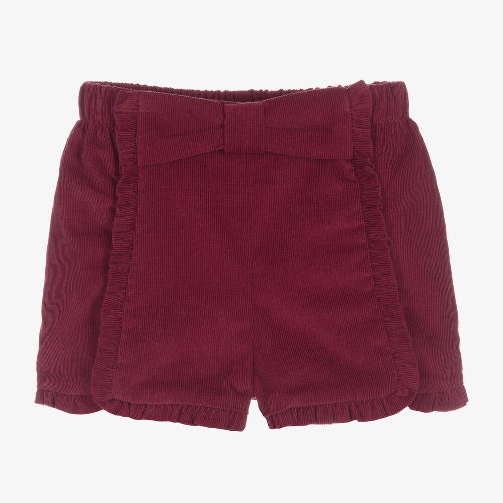 Patachou-Красные шорты из тонкого вельвета для девочек | Childrensalon Outlet