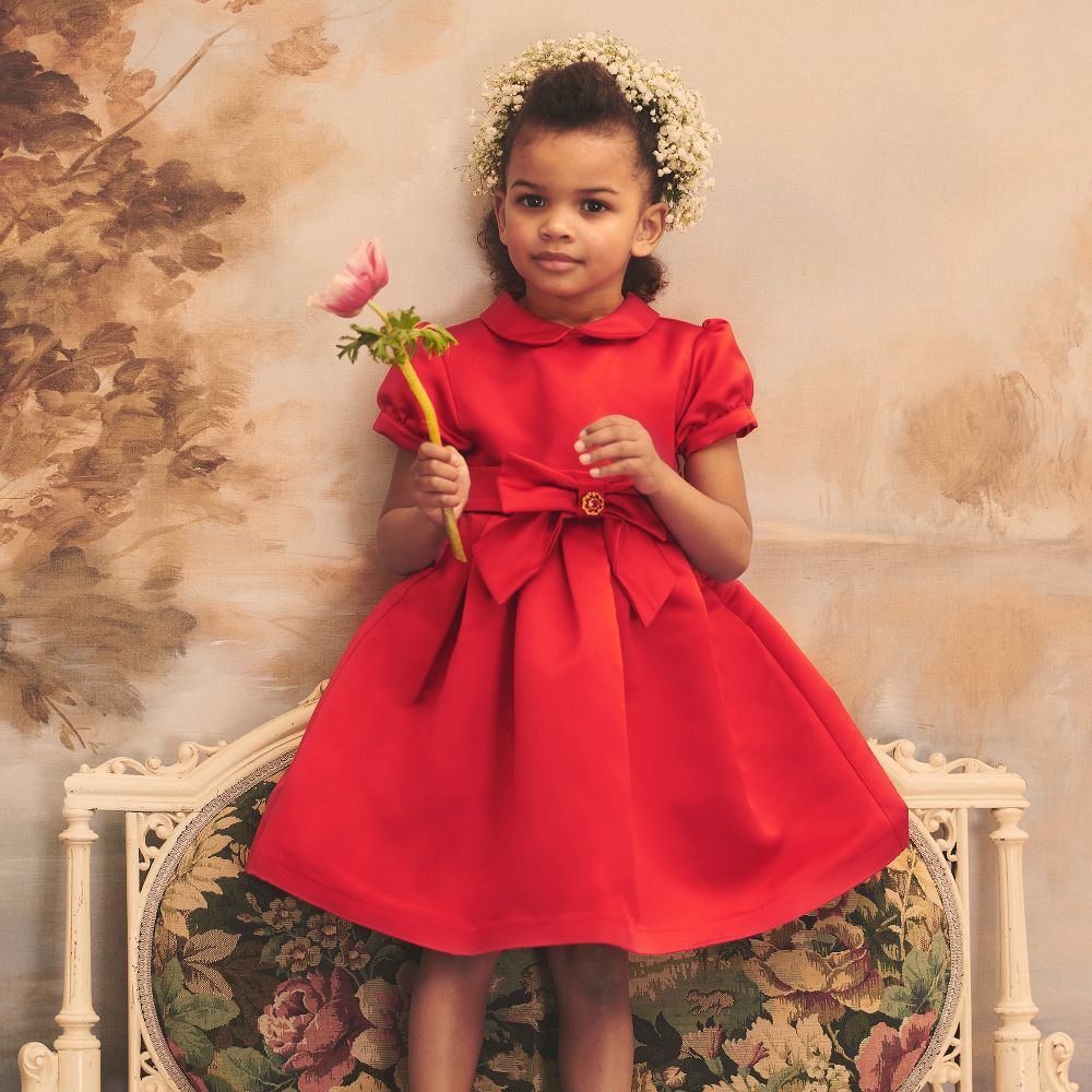 Ladies red gown top