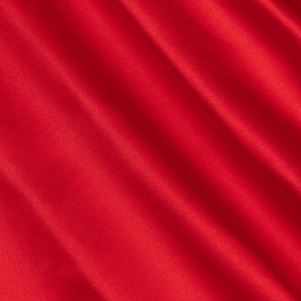 Patachou-Красное атласное платье с баской для девочек | Childrensalon Outlet