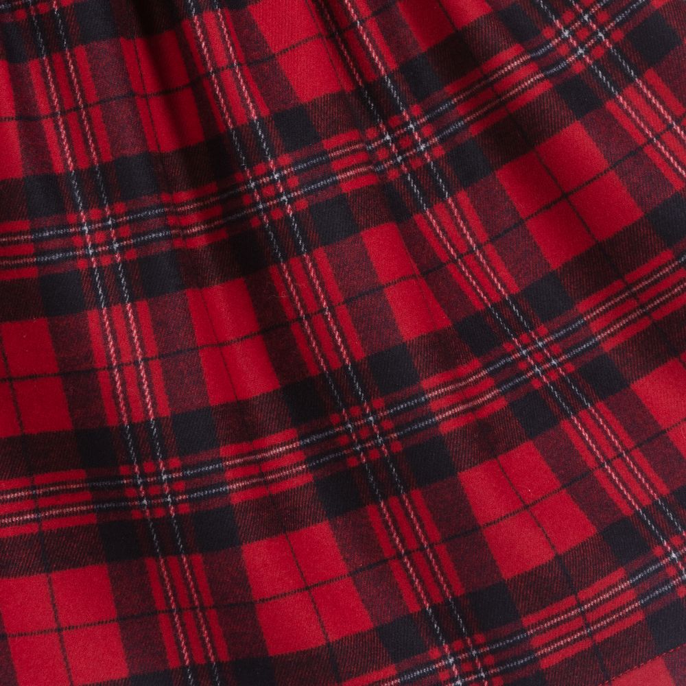 Patachou-Girls Red Tartan Dress | Childrensalon Outlet