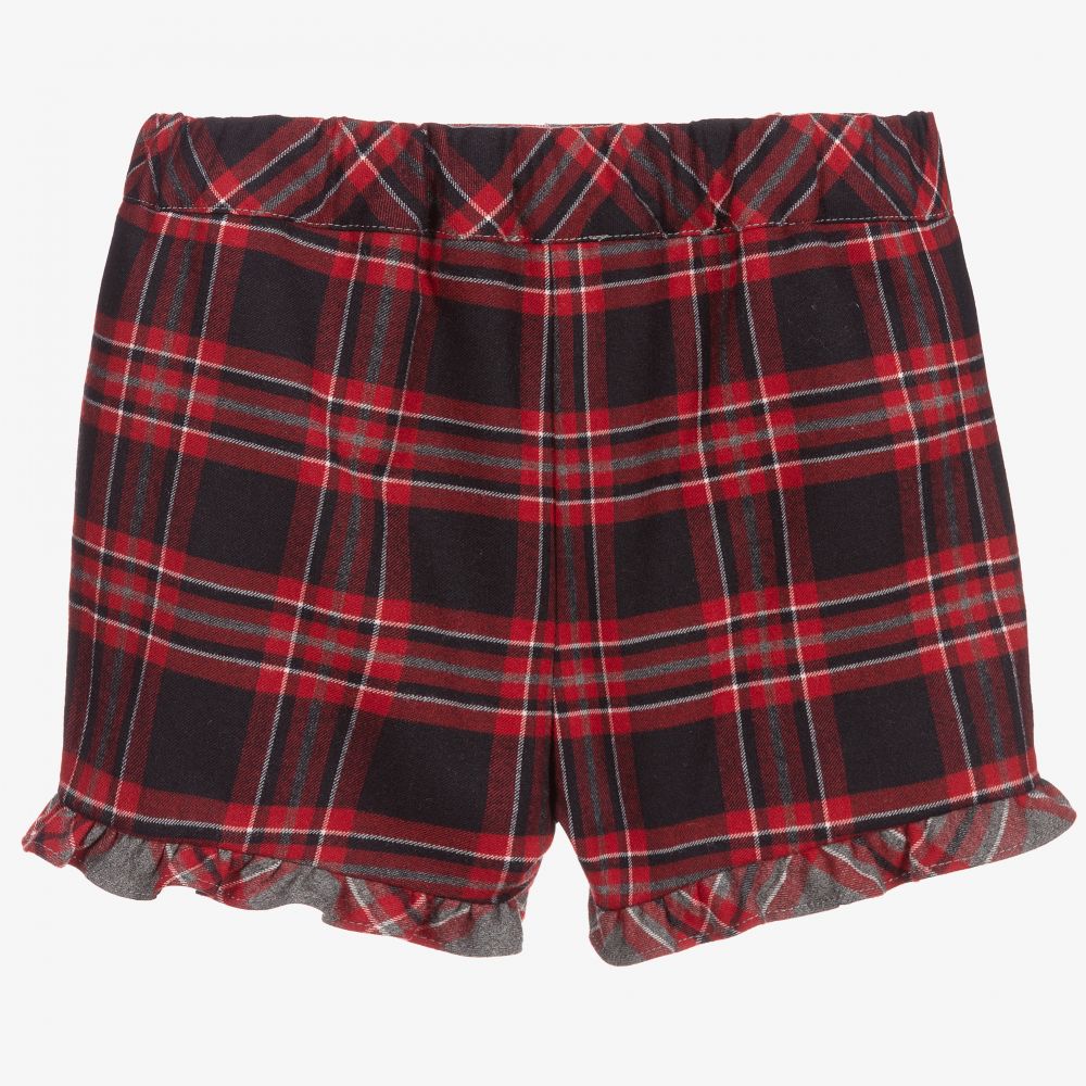 Red tartan sale shorts ladies