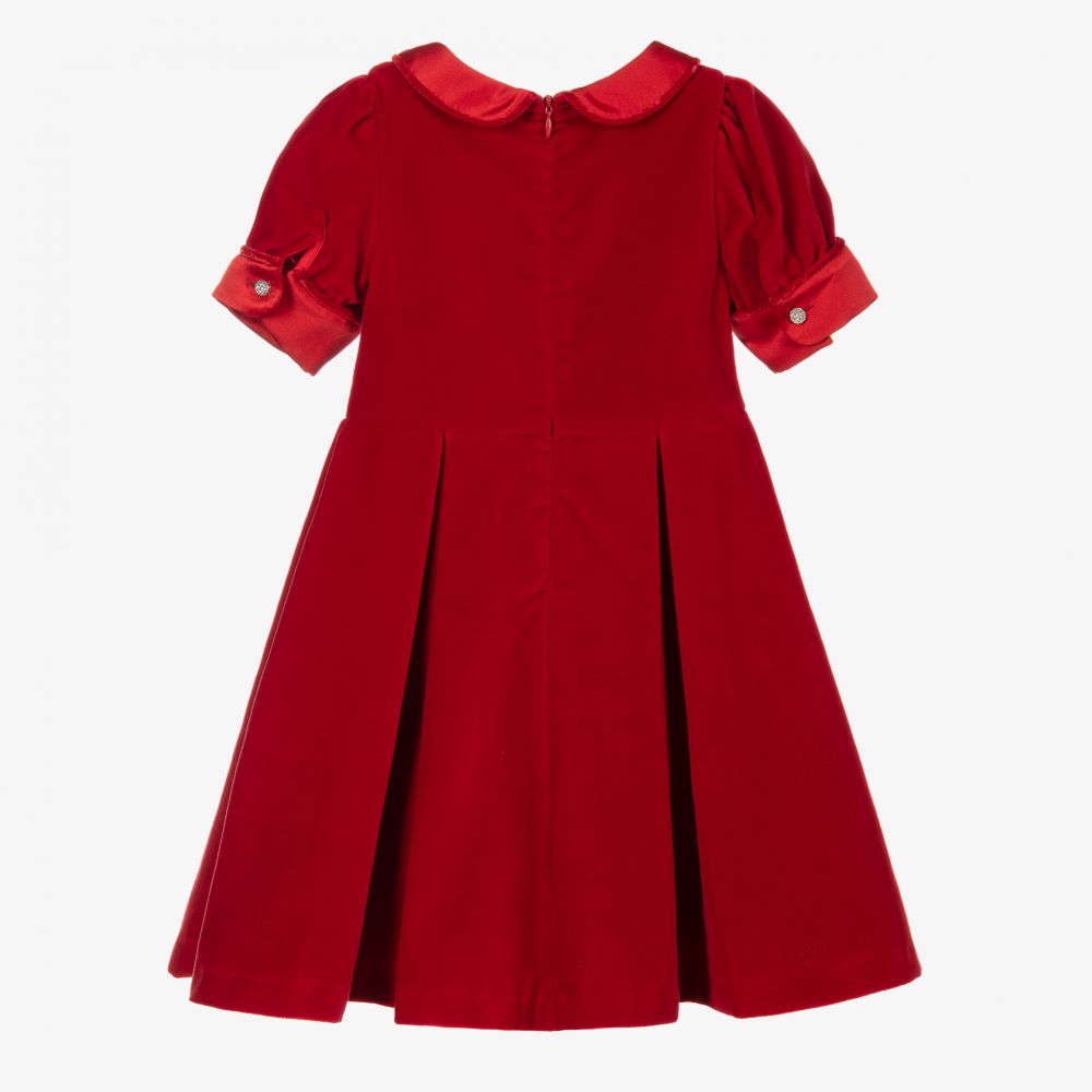 Patachou - Girls Red Velvet Dress ...
