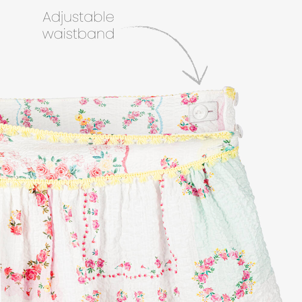 Patachou-Girls Seersucker Cotton Ensemble | Childrensalon Outlet