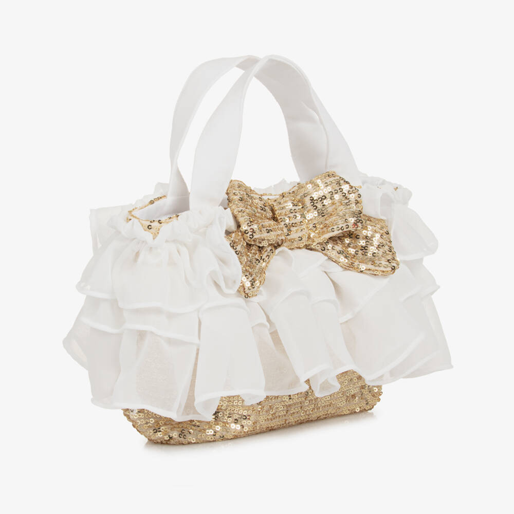 Patachou-Girls Shimmer Sequin Chiffon Purse | Childrensalon Outlet