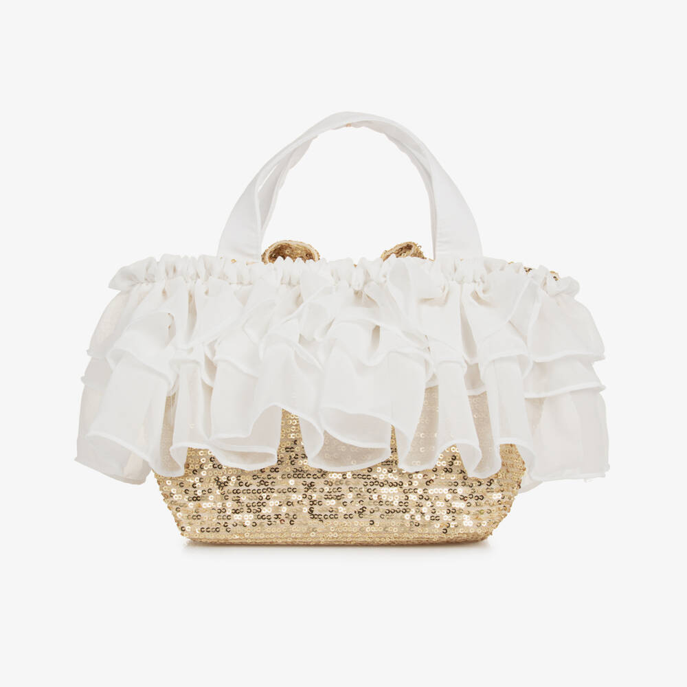 Patachou-Girls Shimmer Sequin Chiffon Purse | Childrensalon Outlet