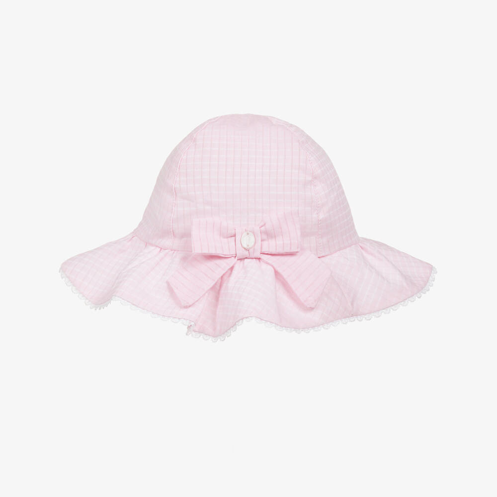 Patachou-Мягкая розовая шляпа с бантом для девочек | Childrensalon Outlet
