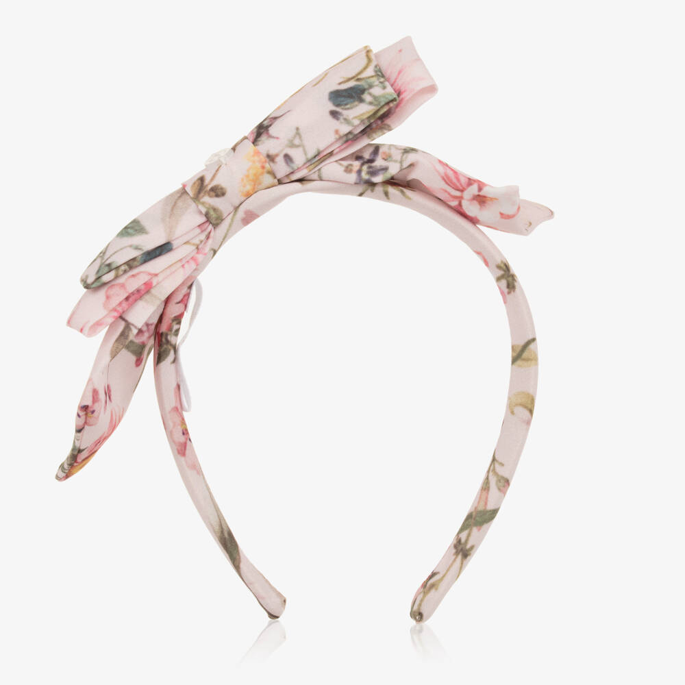 Patachou-Girls Soft Rose Floral Headband | Childrensalon Outlet