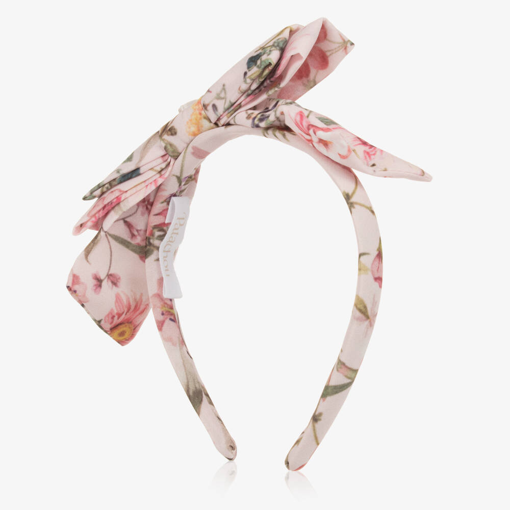 Patachou-Girls Soft Rose Floral Headband | Childrensalon Outlet