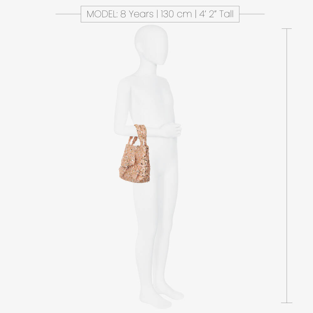 Patachou-Girls Sparkling Pink & Gold Purse | Childrensalon Outlet