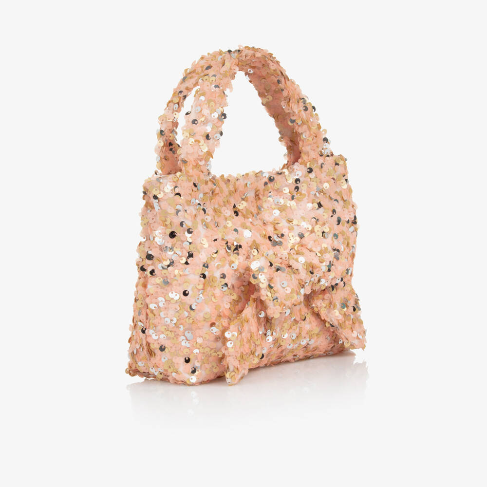 Patachou-Girls Sparkling Pink & Gold Purse | Childrensalon Outlet