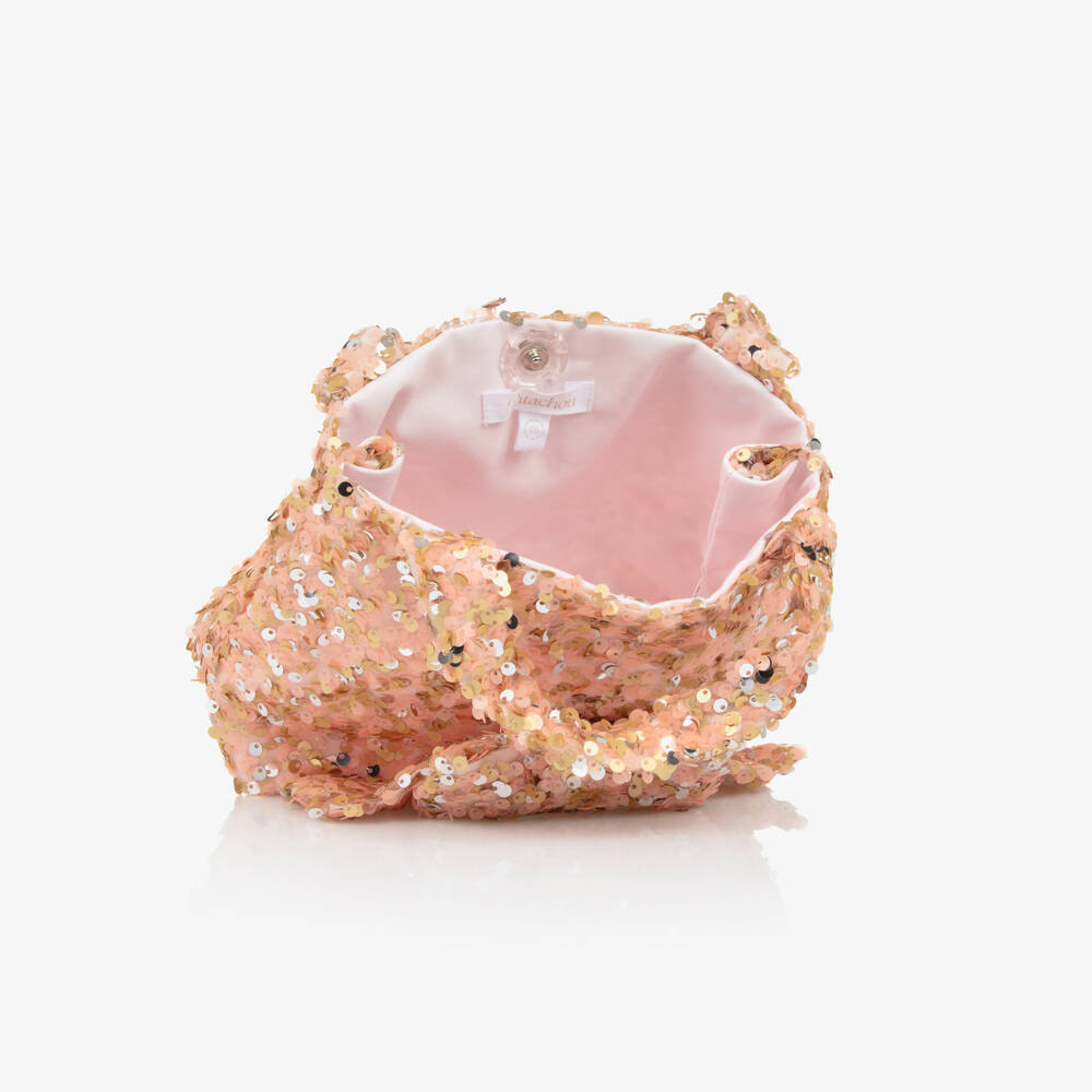 Patachou-Girls Sparkling Pink & Gold Purse | Childrensalon Outlet