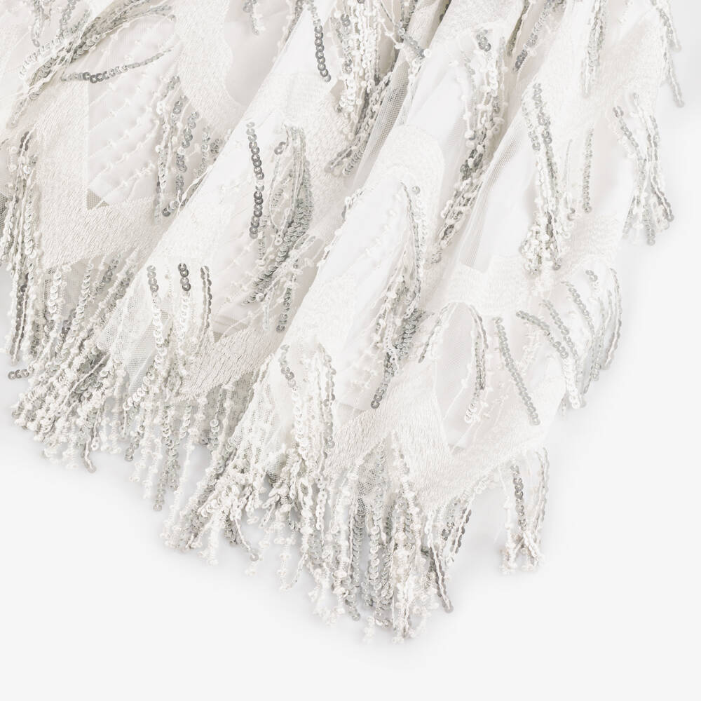 Patachou-Girls Sparkling Tweed Embroidered Dress | Childrensalon Outlet