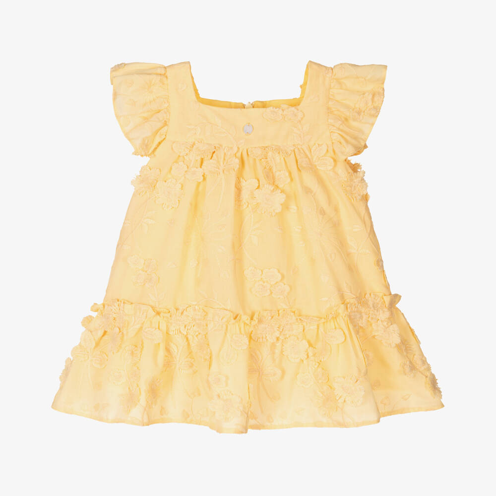 Patachou-Летнее хлопковое платье с цветочным узором для девочек | Childrensalon Outlet