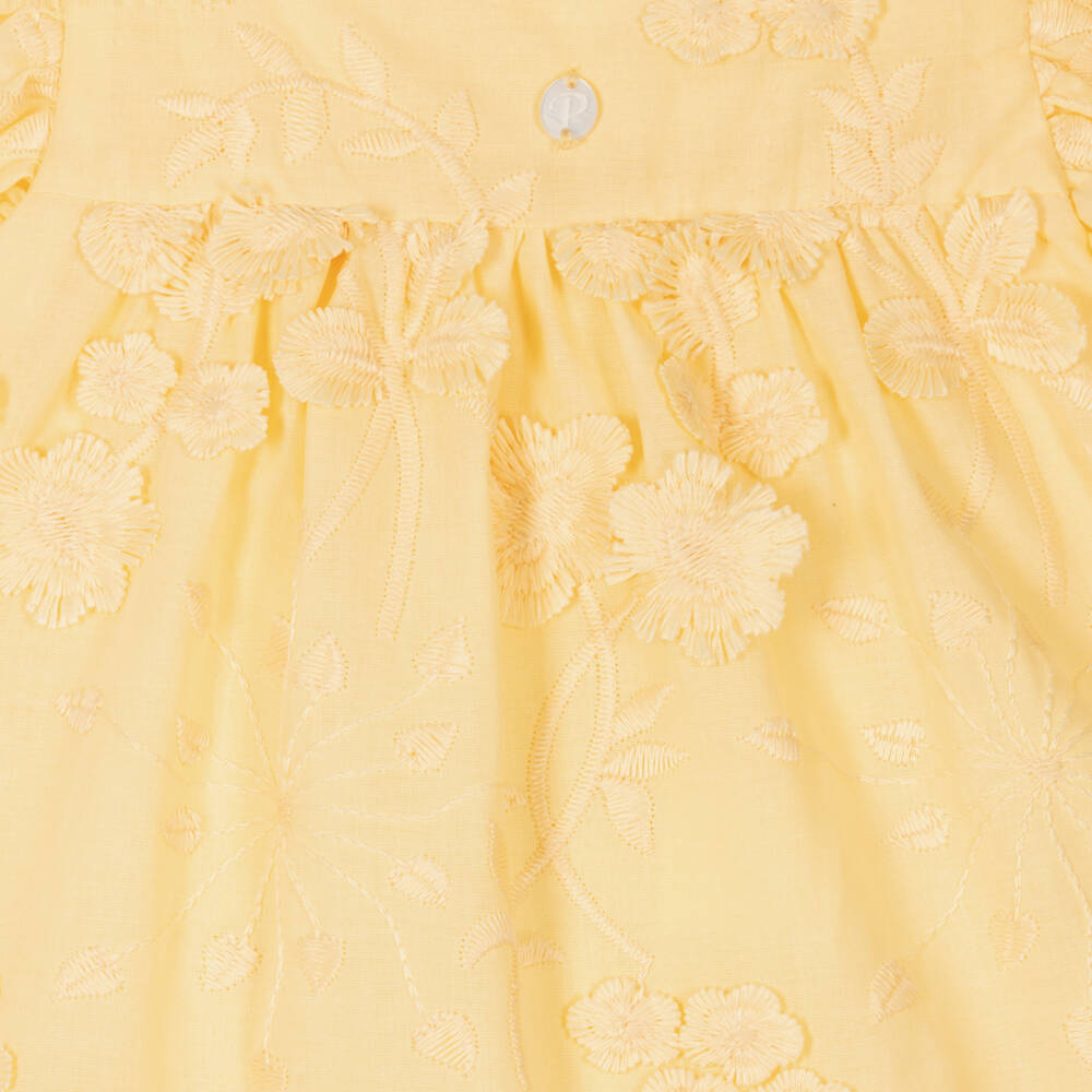 Patachou-فستان قطني مزهر للبنات | Childrensalon Outlet