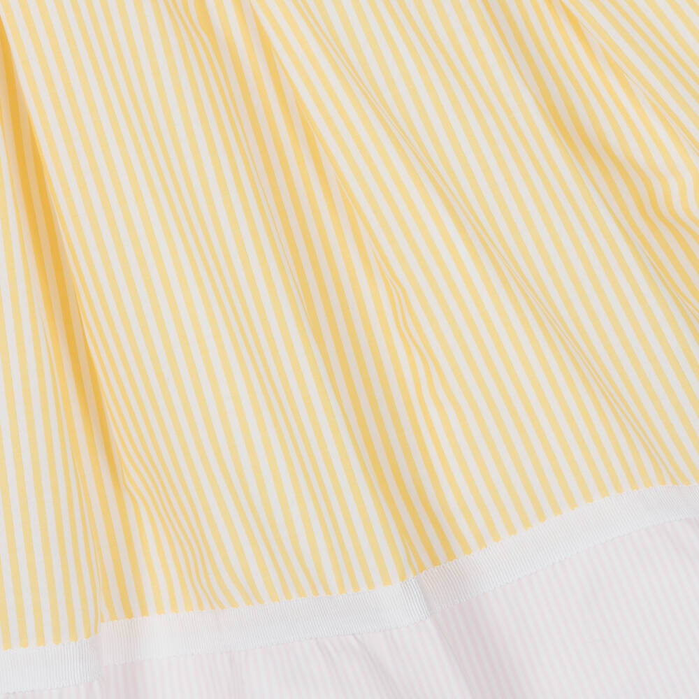 Patachou-Girls Sunny Striped Bow Dress | Childrensalon Outlet