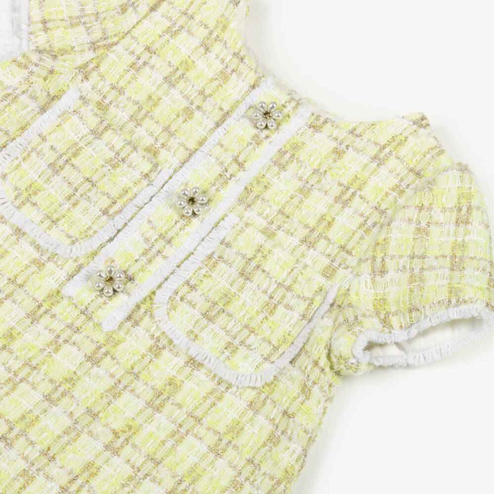 Patachou-Платье трапеция из твида для девочек | Childrensalon Outlet