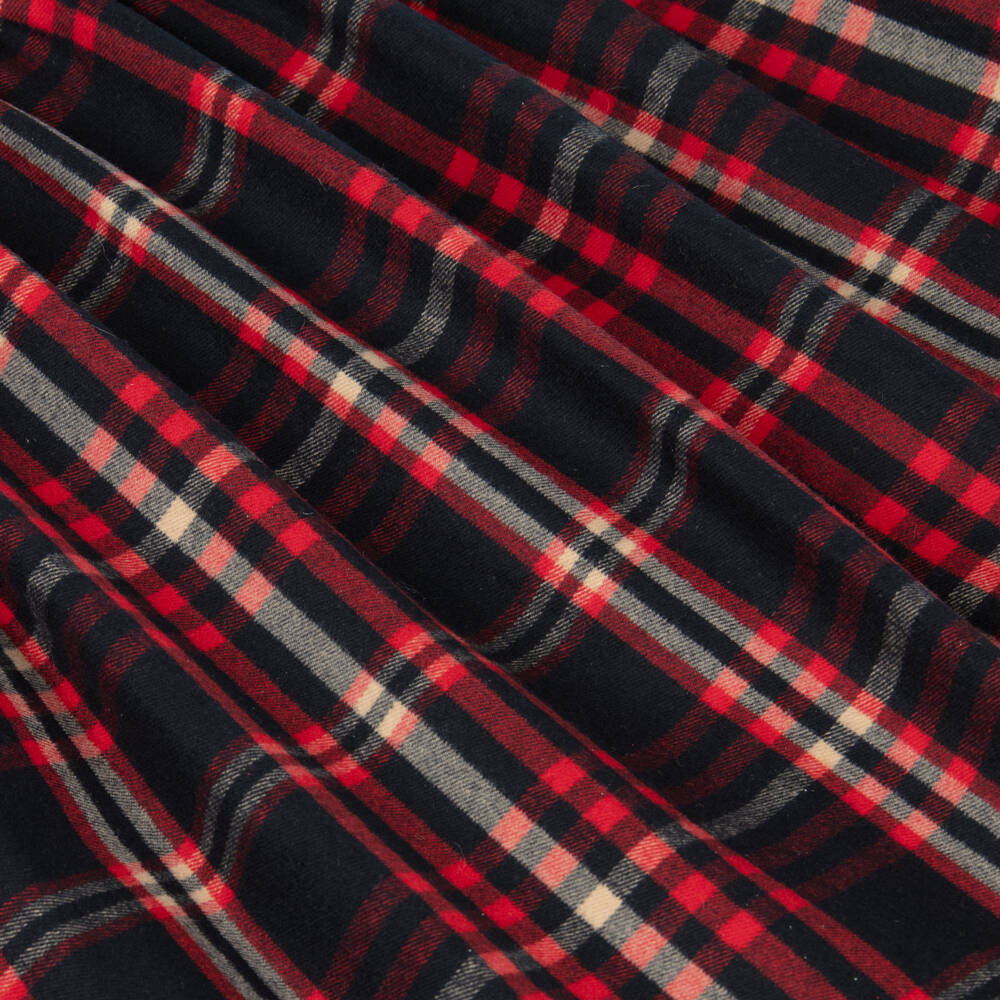 Patachou-Girls Tartan Long Sleeve Dress | Childrensalon Outlet