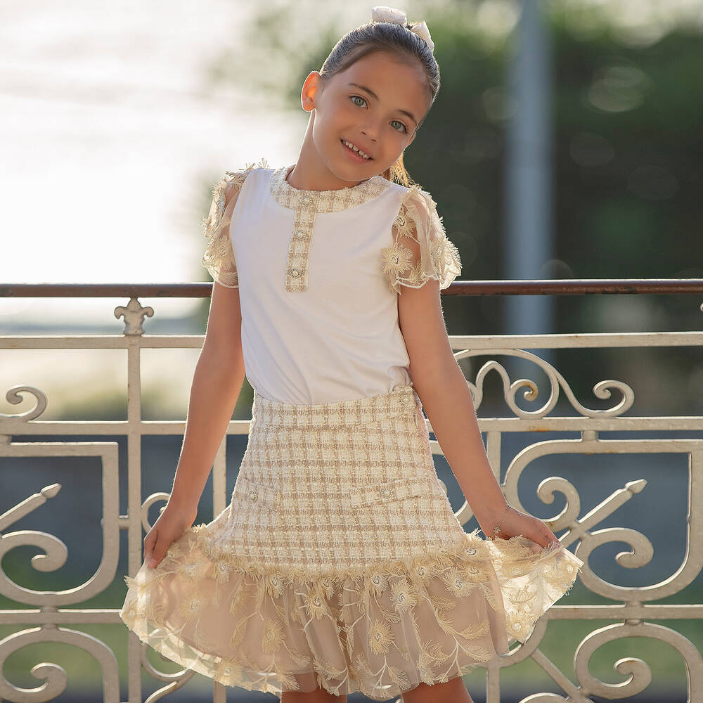 Girls 2025 skirt set