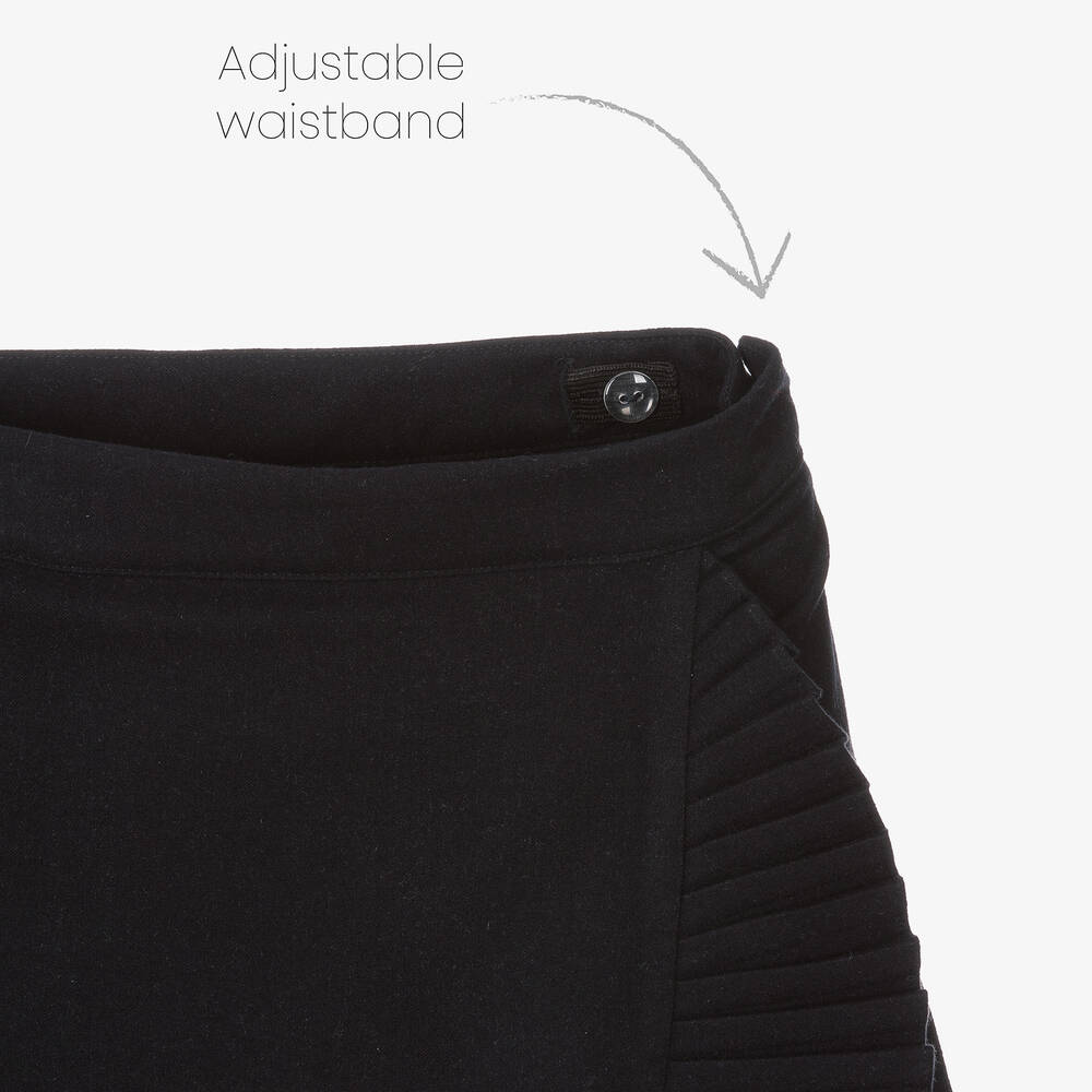 Patachou-Белая блузка и синяя плиссированная юбка | Childrensalon Outlet