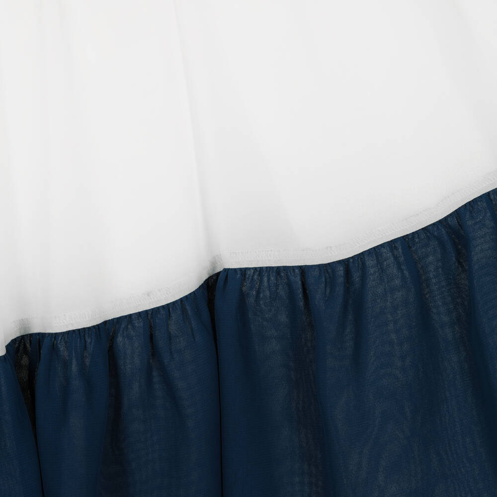 Patachou-Белое шифоновое платье для девочек | Childrensalon Outlet