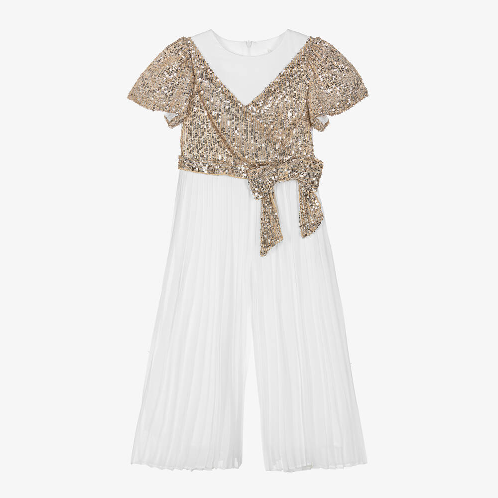 Girls sequin jumpsuit discount