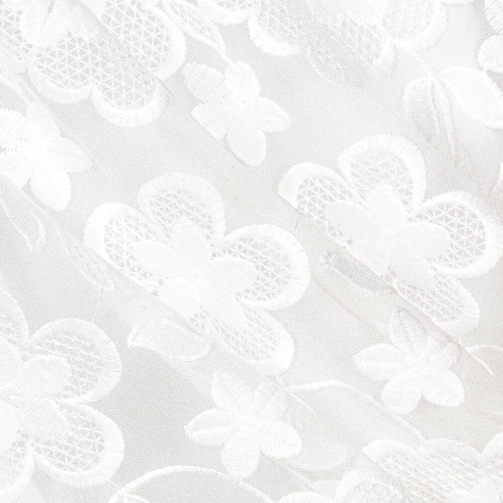 Patachou-فستان تول مطرز لون أبيض | Childrensalon Outlet