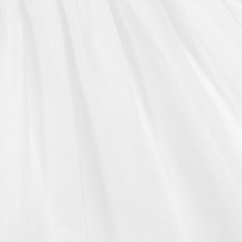 Patachou - Girls White Linen Dress | Childrensalon Outlet
