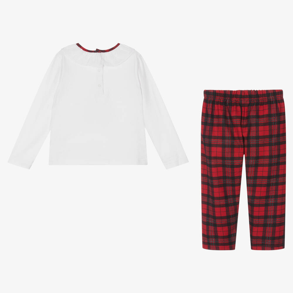 Patachou-Бело-красная пижама для девочек | Childrensalon Outlet