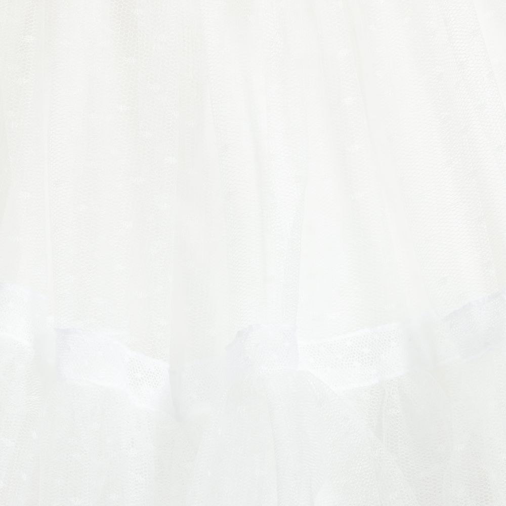 Patachou-Girls White Tulle Dress | Childrensalon Outlet