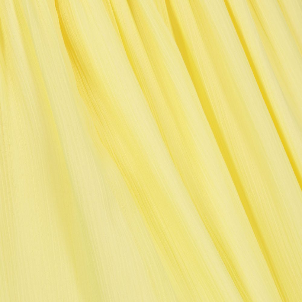 Patachou-Girls Yellow Chiffon Dress | Childrensalon Outlet