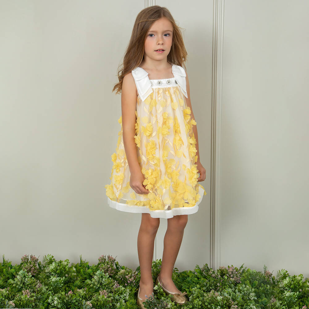 Girls yellow sundress on sale