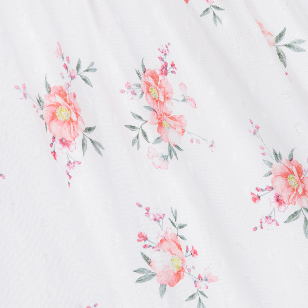 Patachou-Ivory & Pink Floral Dress | Childrensalon Outlet